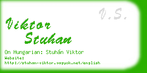 viktor stuhan business card